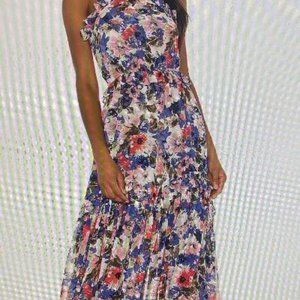 MISA of Los Angeles Dahllin Dress Tie Dye Floral